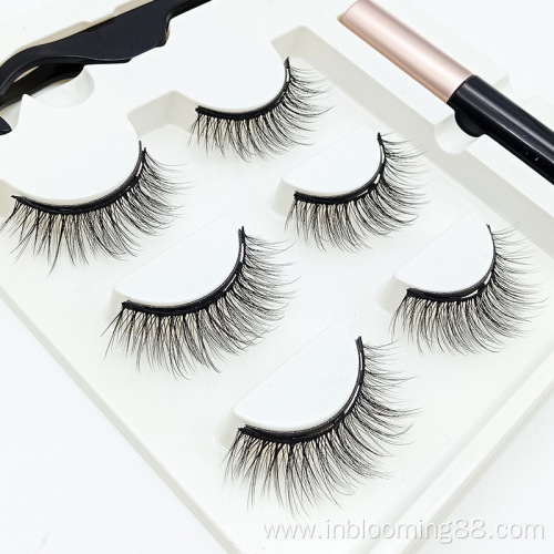 Wholesale 10 Pairs Magnetic Eyelash With Lash Glue